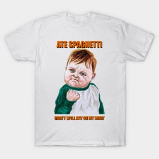 Success Kid meme - Spaghetti T-Shirt